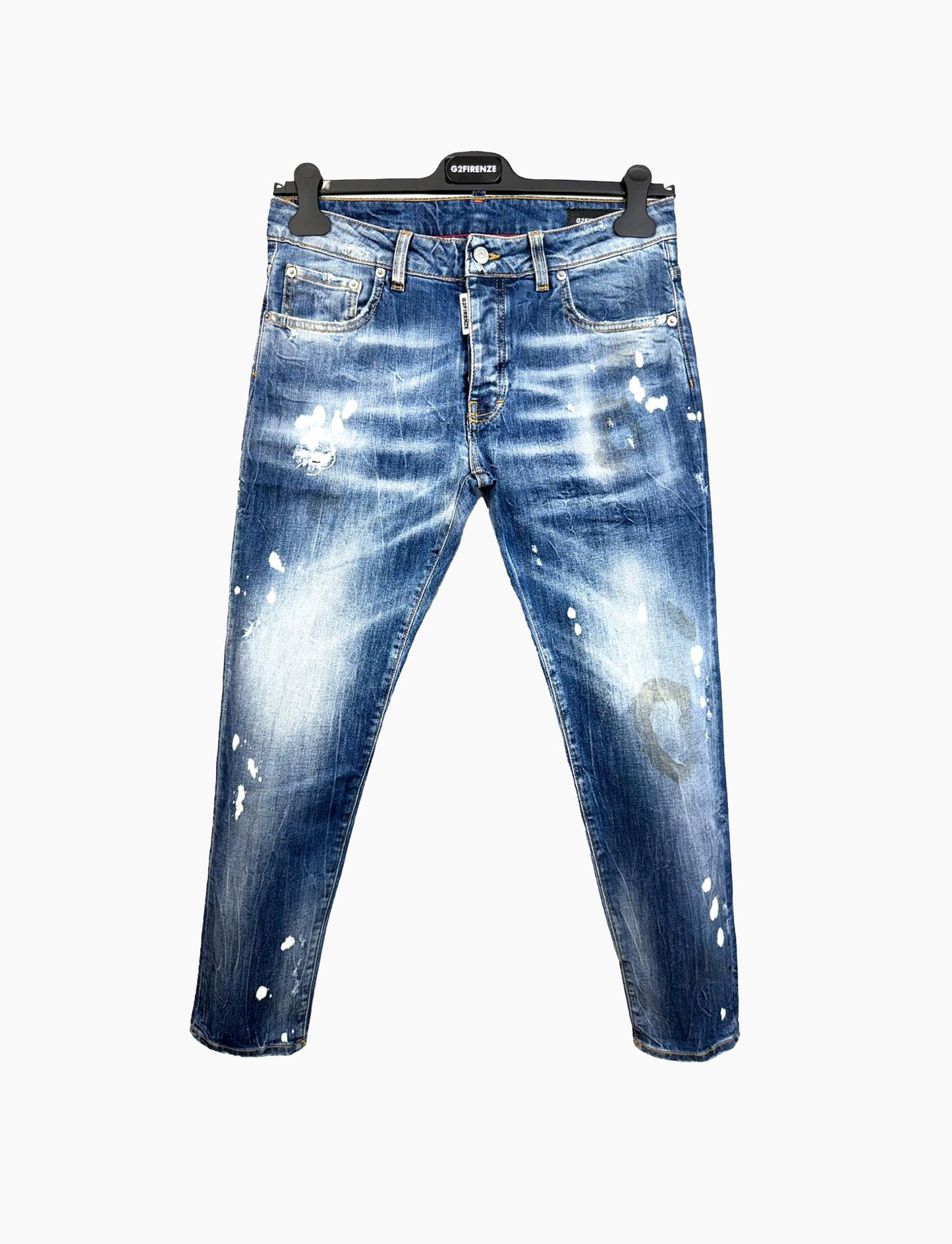jeans g2firenze "dirty circle" slim fit