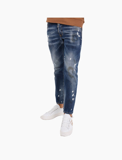 JEANS G2FIRENZE "DIRTY CIRCLE" Slim Fit